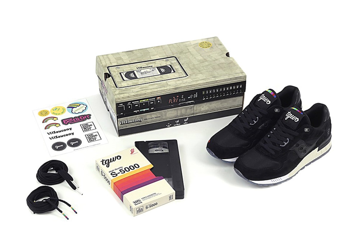 Saucony x The Good Will Out 推出以 VHS 錄影帶為主題的玩味鞋款「VHSaucony」