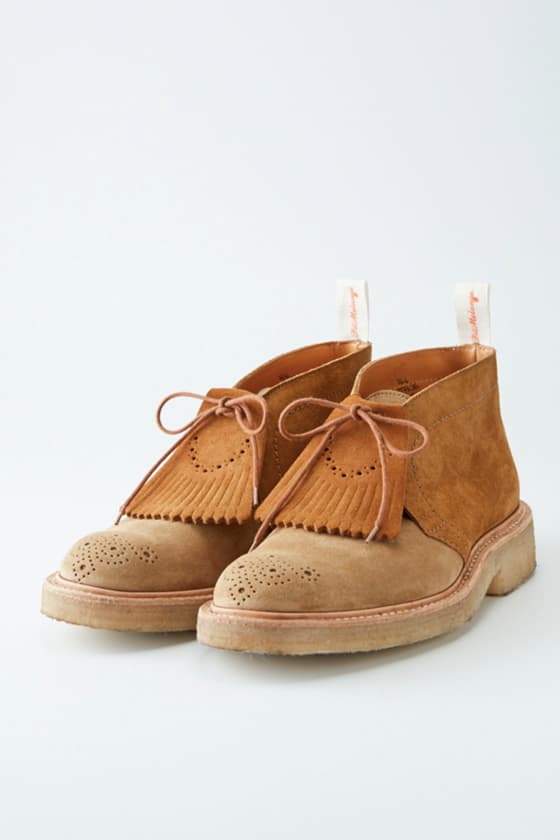 機能物料應用－Tricker’s x FilMelange 別注 Desert Boots