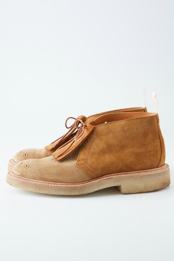 機能物料應用－Tricker’s x FilMelange 別注 Desert Boots