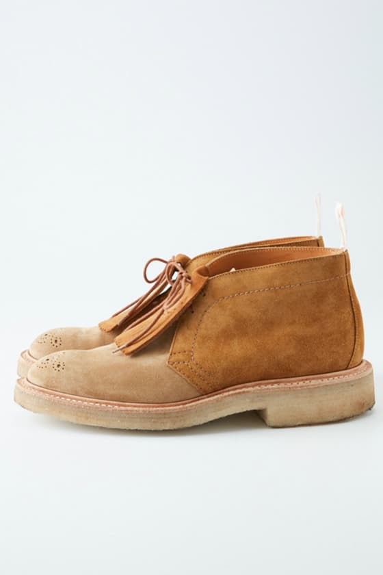 機能物料應用-Tricker’s x FilMelange 別注 Desert Boots