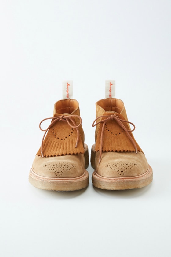 機能物料應用－Tricker’s x FilMelange 別注 Desert Boots