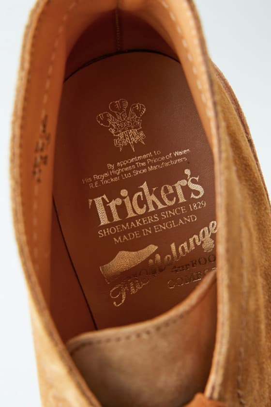 機能物料應用－Tricker’s x FilMelange 別注 Desert Boots