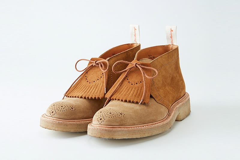 機能物料應用－Tricker’s x FilMelange 別注 Desert Boots