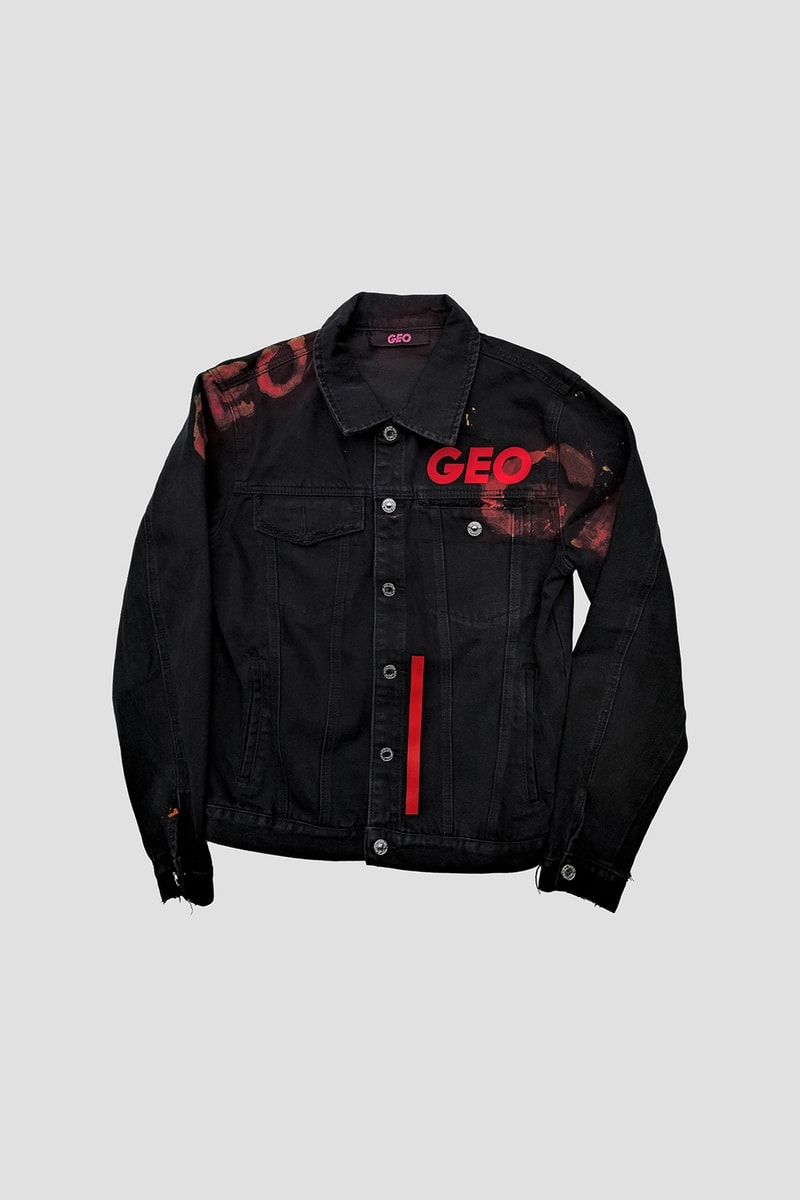 I.T 獨佔－GEO 限量別注手繪噴墨牛仔外套上架