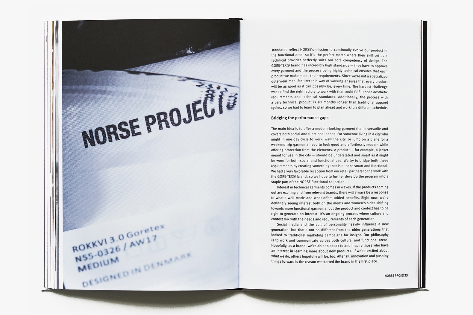 Gore-tex book Off-White Norse Projects