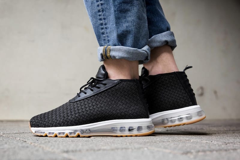 nike air woven boot black