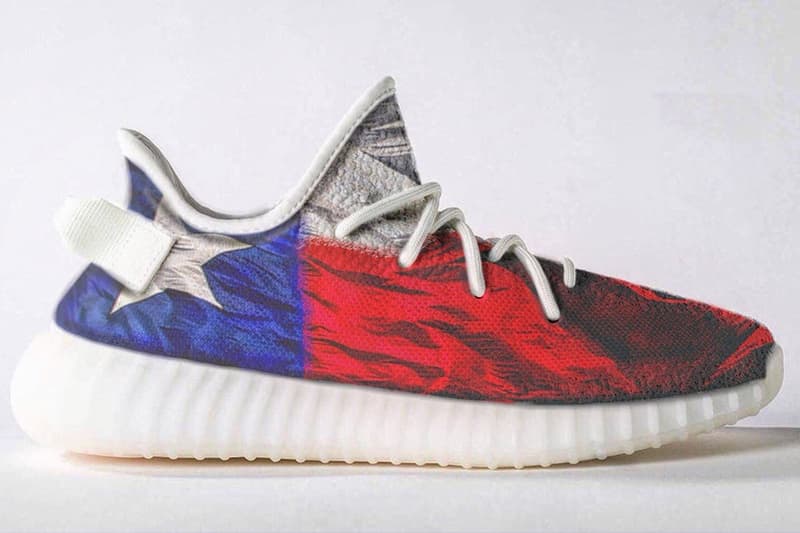 Kickasso Kustoms YEEZY BOOST 350 V2 Hurricane Harvey