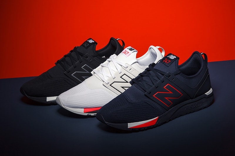 New Balance 247 White, Black & Navy