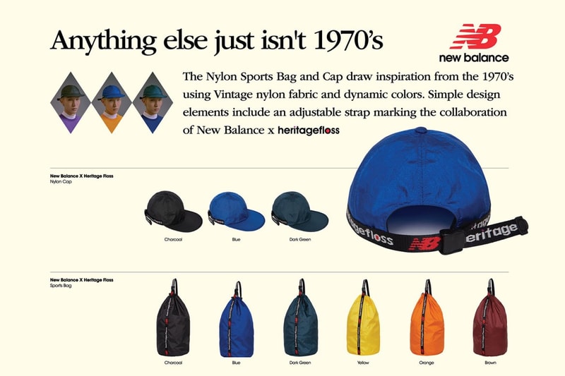 New Balance x Heritage Floss 聯乘系列
