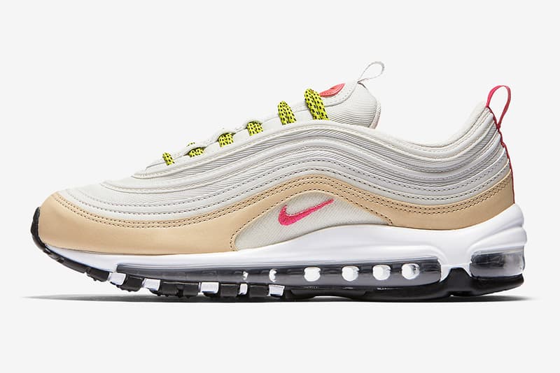 Nike Air Max 97 White/Tan/Pink/Neon Holiday 2017