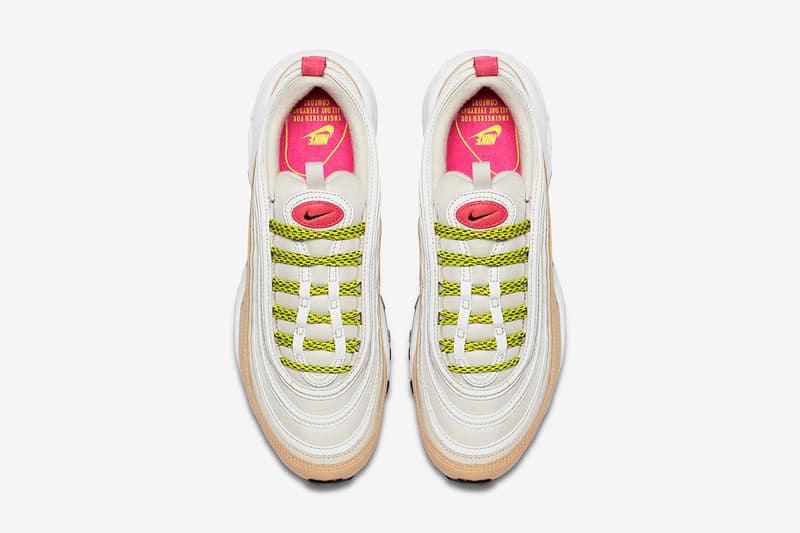 Nike Air Max 97 White/Tan/Pink/Neon Holiday 2017