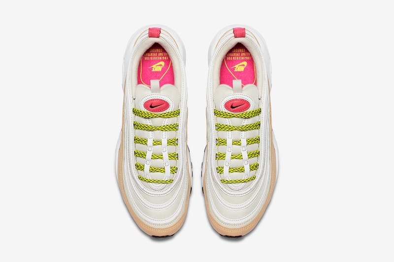 Nike Air Max 97 White/Tan/Pink/Neon Holiday 2017