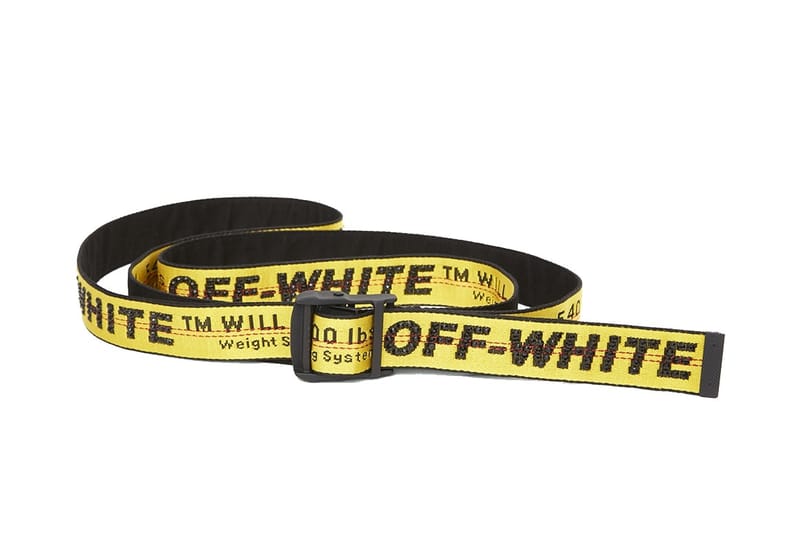最貴 $772 美元！OFF-WHITE 2017 秋冬系列之新配色「Industrial Belt」腰帶正式上架