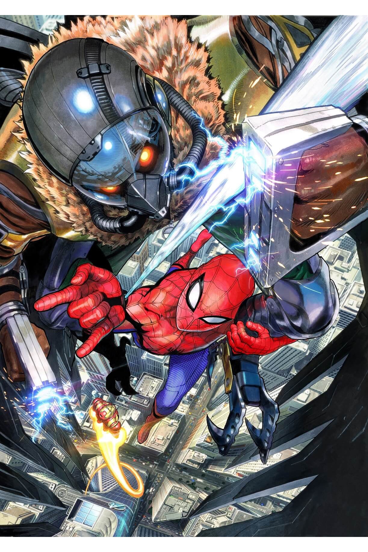 《一拳超人》作畫家村田雄介繪畫《Spider-Man: Homecoming》日本版海報