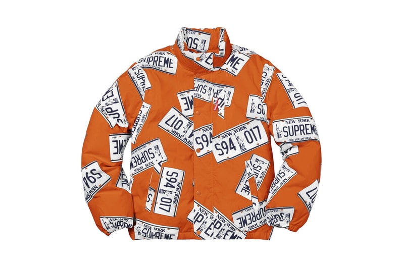 Supreme 2017 秋冬外套系列