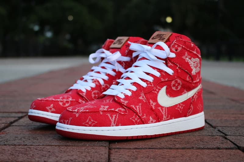 Supreme x Louis Vuitton Air Jordan 1 Custom