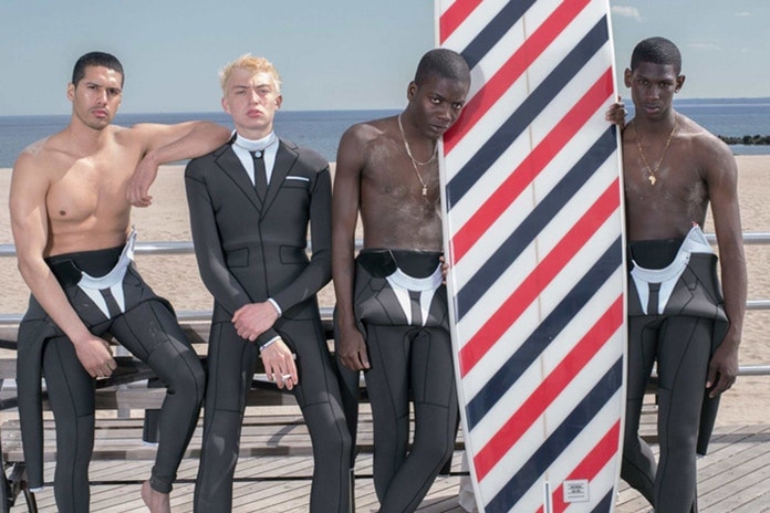 Thom Browne 推出全新「Trompe l'oeil」衝浪服