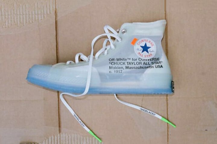 Virgil Abloh 曝光 CONVERSE Chuck Taylor 聯名鞋款細節近賞
