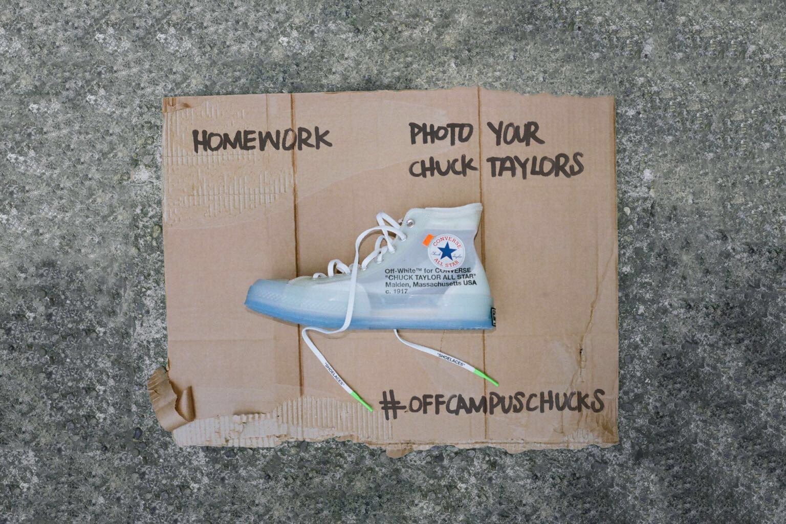 Virgil Abloh Customized Converse Chuck Taylor All Star Pics Wanted