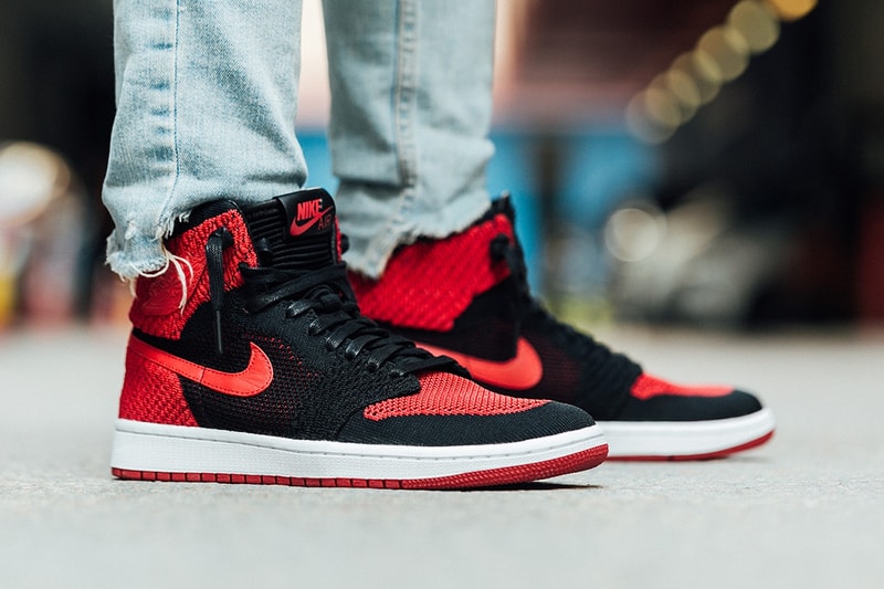 Air Jordan 1 Flyknit “Banned” Closer Look