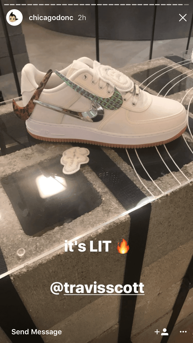 近覽 Virgil Abloh & Travis Scott 全新特製的 Nike Air Force 1