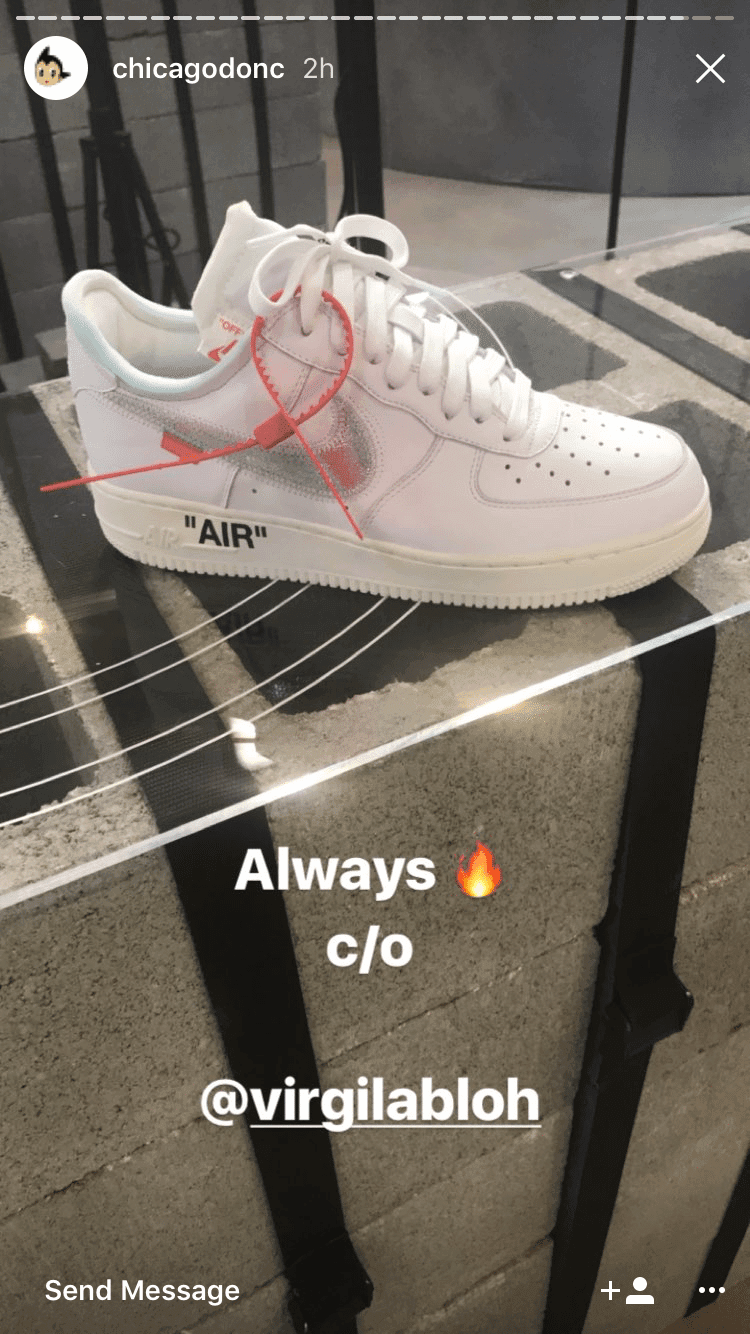 近覽 Virgil Abloh & Travis Scott 全新特製的 Nike Air Force 1
