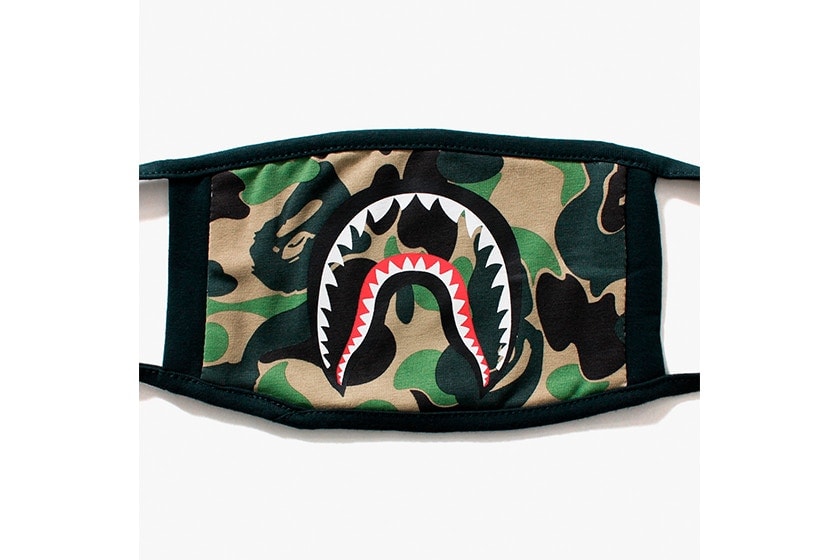 口罩狂熱－BAPE 推出經典迷彩鯊魚口罩