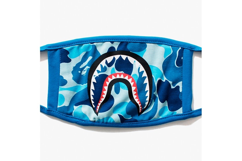 口罩狂熱－BAPE 推出經典迷彩鯊魚口罩