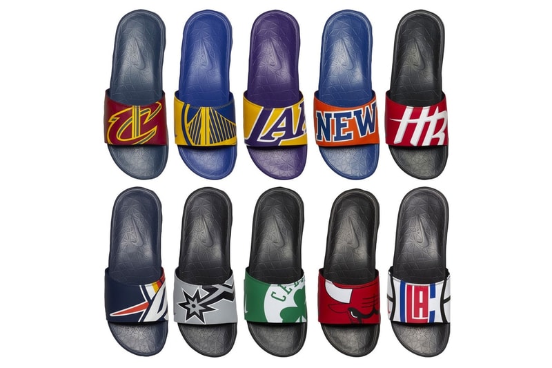 Nike 將以 NBA 球隊為靈感注入 Benassi SolarSoft Slide 2 拖鞋之中