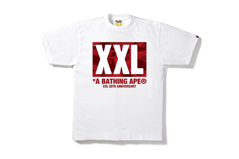 BAPE 推出《XXL magazine》20 週年紀念 T-shirt