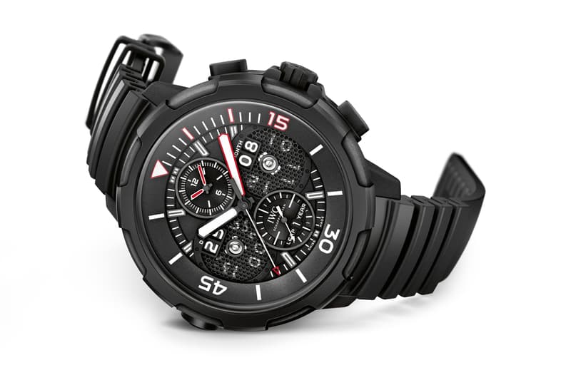 瓷化鈦金屬首次注入 Iwc 全新推出 海洋時計系列 50 周年限量版腕錶 Hypebeast