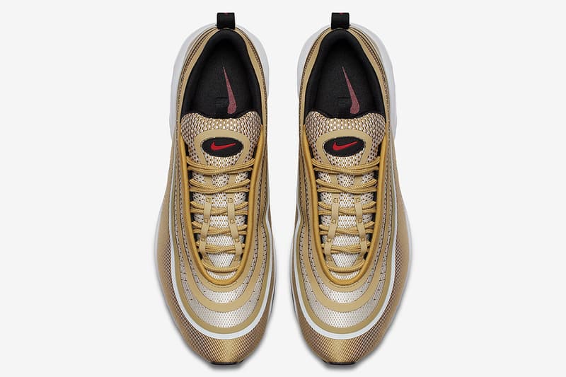 全方位檢視-Nike Air Max 97 Ultra「Metallic Gold」元祖金色升級重塑