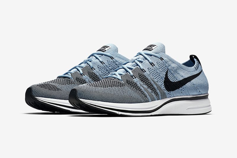 nike flyknit trainer blue