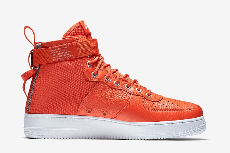 Nike SF-AF1 Mid 全新配色設計「Team Orange」