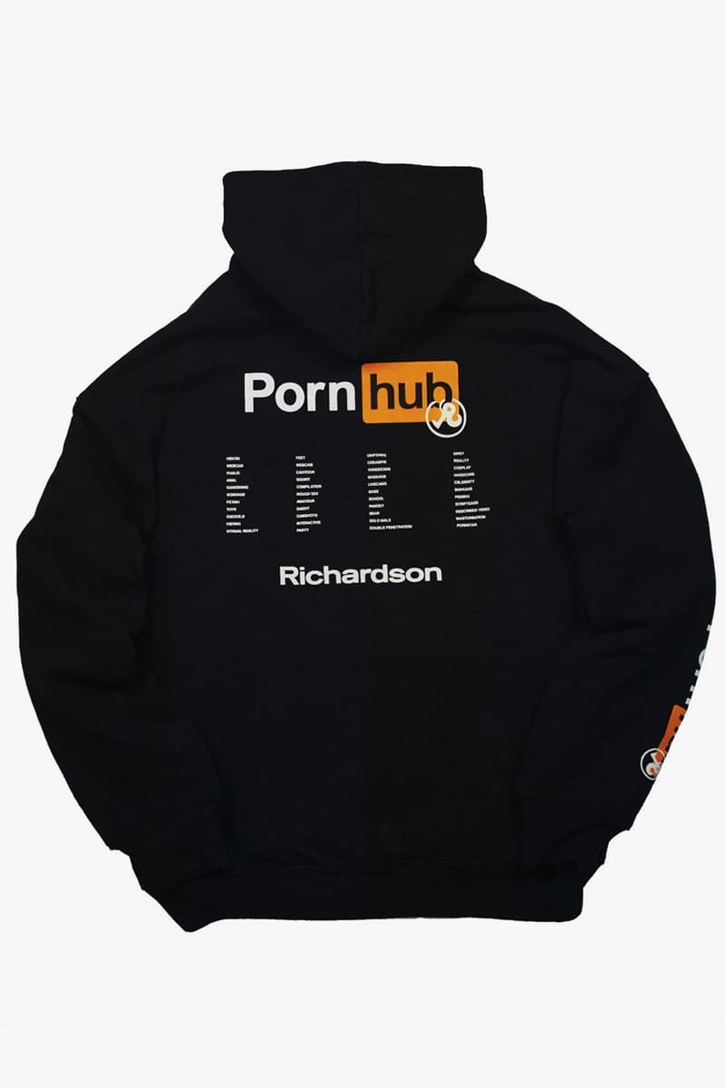 Richardson x PornHub 聯乘別注系列完整單品一覽
