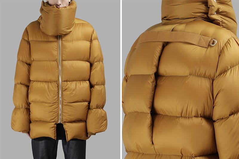 Rick Owens 2017 秋冬全新高領羽絨外套上架