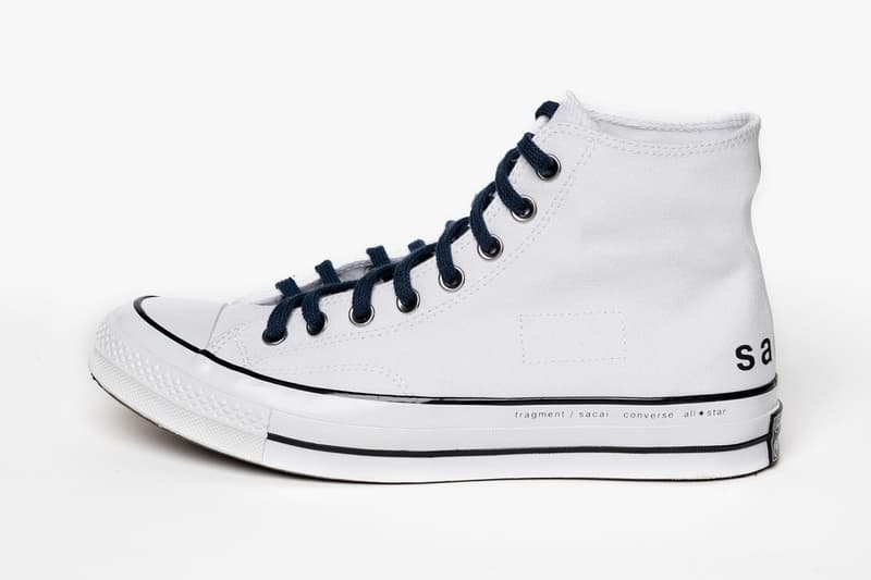 sacai x fragment design x CONVERSE CHUCK TAYLOR '70 官方發售信息公開