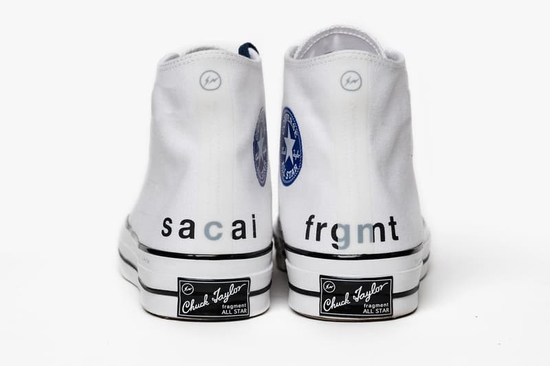 sacai x fragment design x CONVERSE CHUCK TAYLOR '70 官方發售信息公開