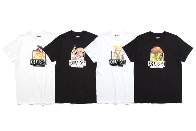 XLARGE 聯乘《STREET FIGHTER II》帶來別注服裝系列