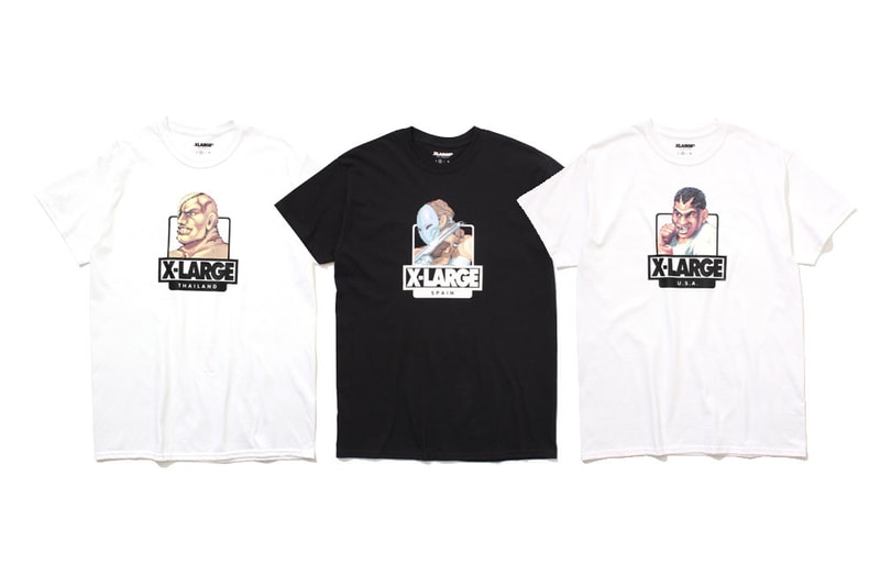XLARGE 聯乘《STREET FIGHTER II》帶來別注服裝系列
