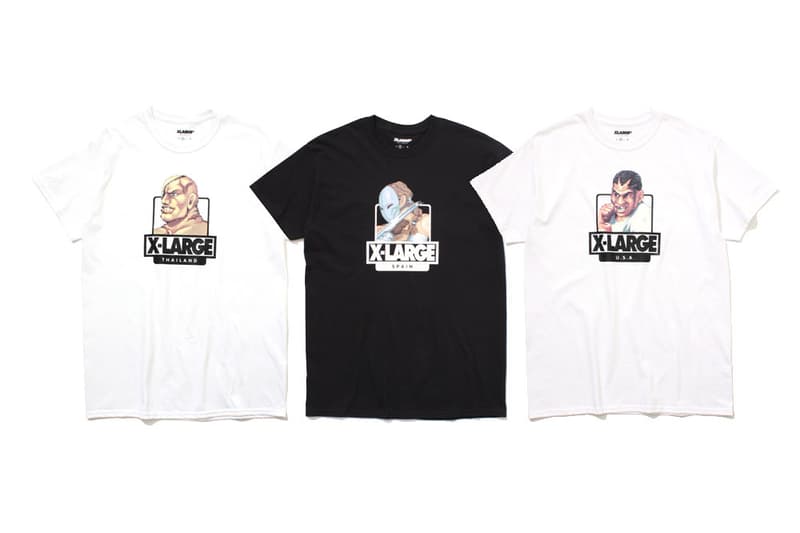 XLARGE 聯乘《STREET FIGHTER II》帶來別注服裝系列