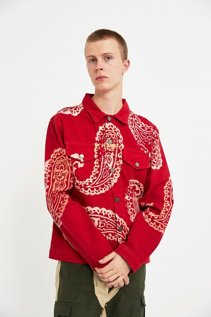 424 推出全新 Paisley 印花牛仔外套系列