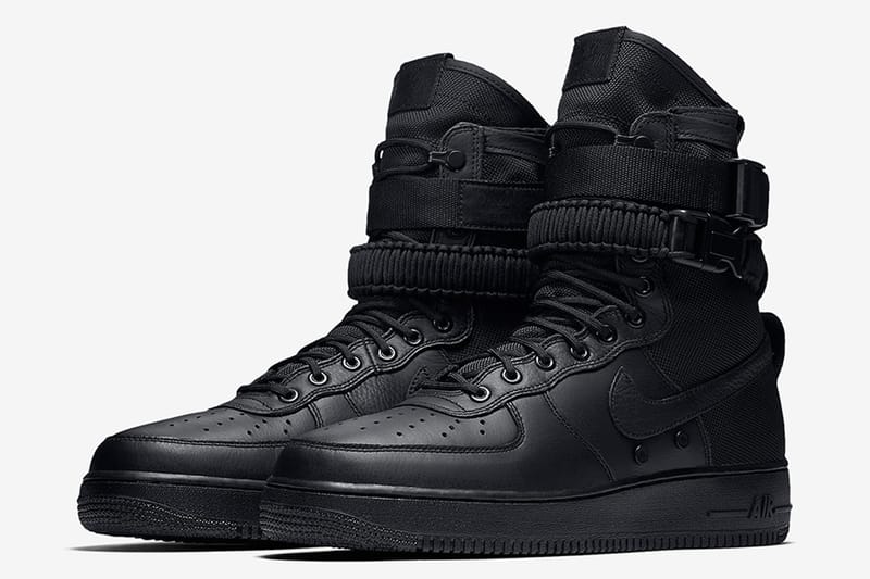 Nike SF-AF1 High「Triple Black」黑魂軍事變奏