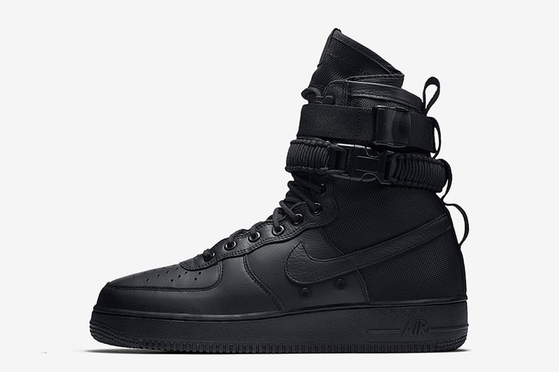 Nike SF-AF1 High「Triple Black」黑魂軍事變奏