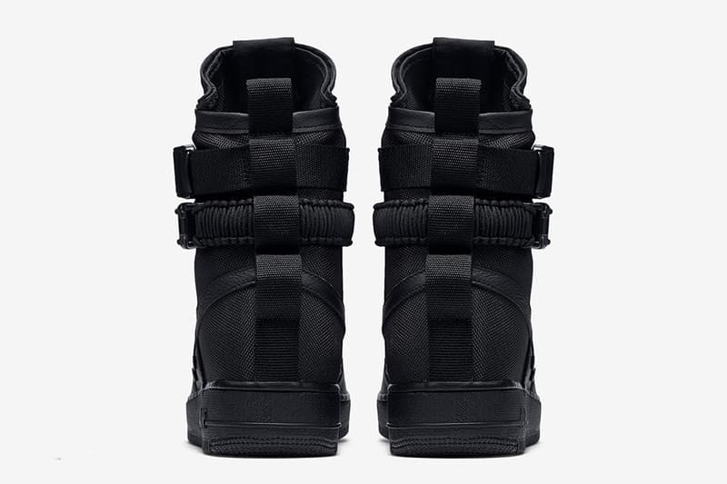 Nike SF-AF1 High「Triple Black」黑魂軍事變奏