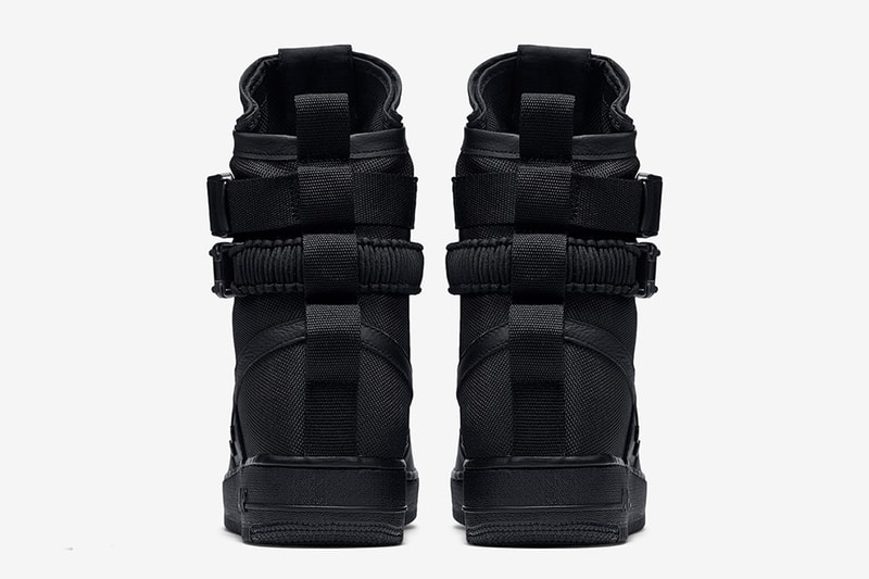 Nike SF-AF1 High「Triple Black」黑魂軍事變奏