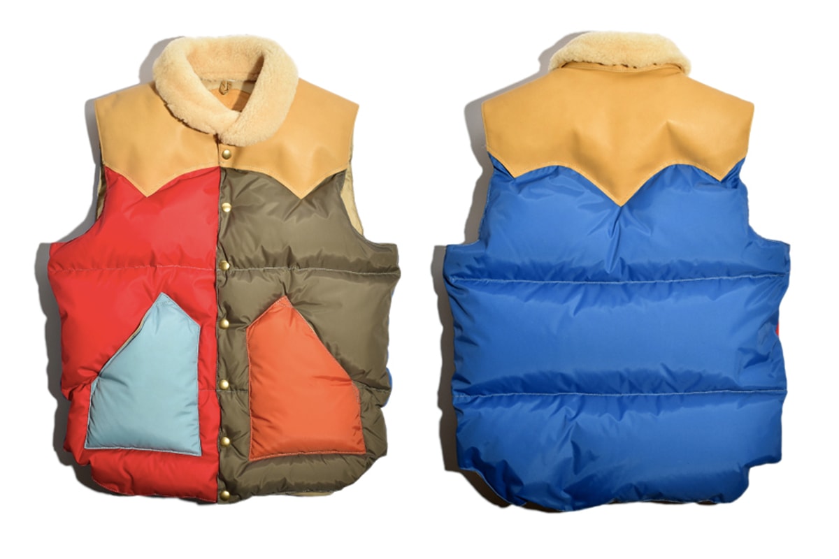 Rocky Mountain Featherbed x MOONLOID－復活品牌初期之 Multi-Color 配色 Christy Down Vest