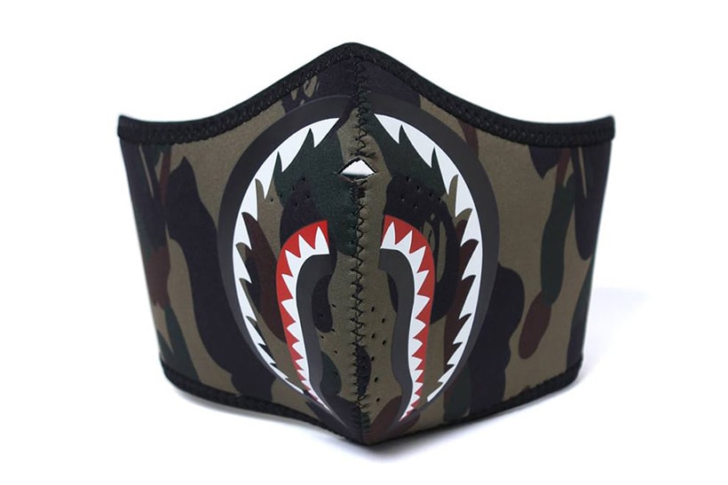 絕佳配件 − BAPE 推出最新迷彩鯊魚面罩