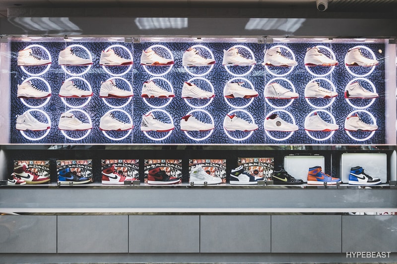 將鞋店打造成小型球鞋珍藏展 - FLIGHT23 HONG KONG