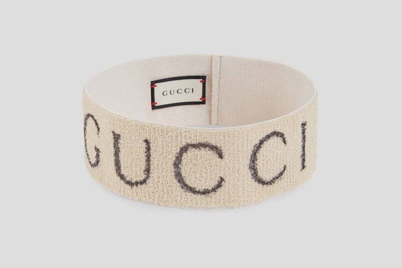 Gucci 推出全新定價 $270 美元之品牌字樣頭帶